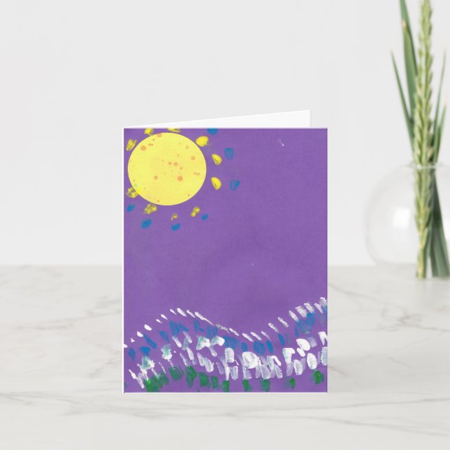 Sommarnätter Tack Kort (Framsida)
