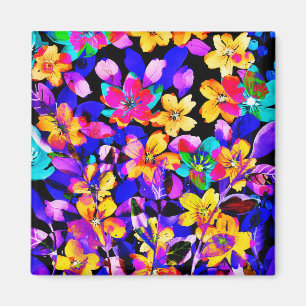Sommarnattsblooming Garden Flowers Magnet