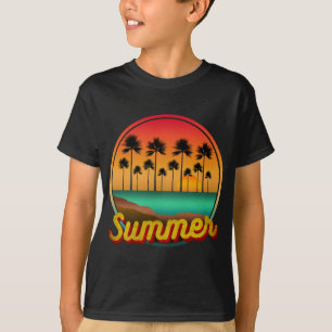 sommarnatur solnedgång t shirt