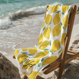SommarNovelty Lemon-Patterned Personlig Gift
