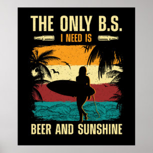 Sommaröl och solsken poster
