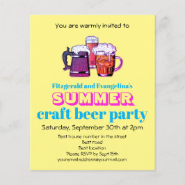 Sommarölspartys-inbjudan