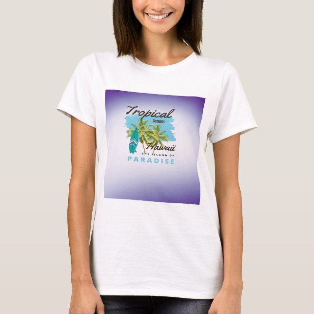 sommarövertoningsfärger t shirt (Framsida)