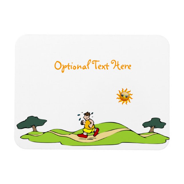 Sommarövning Lung Flexible Magnet (Horisontell)