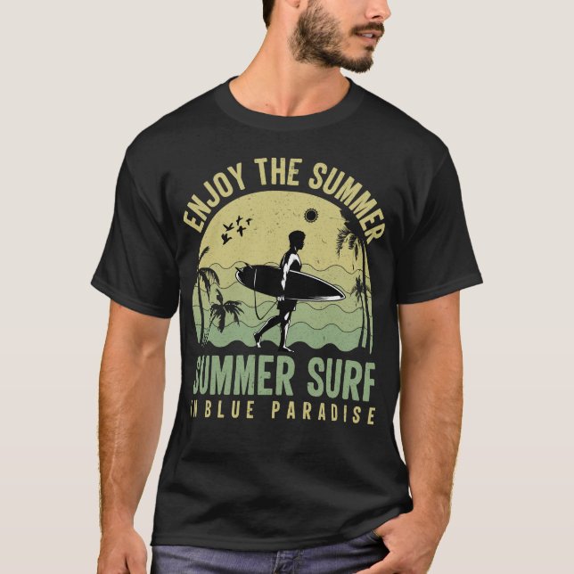 Sommarparadis Surfmode T Shirt (Framsida)