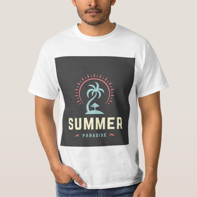 Sommarparadis T Shirt (Framsida)