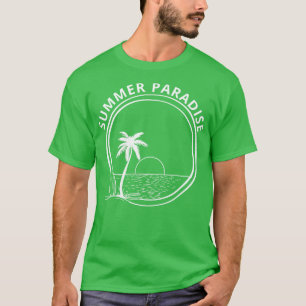 Sommarparadise Summertime Roligt Time Roligt Summe T Shirt