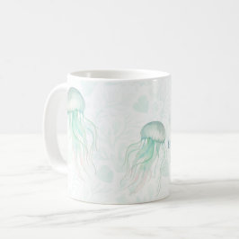 Sommarpärl Vattenfärg Ocean Design Kaffemugg