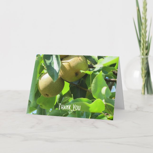 Sommarpäron Tack Kort (Framsida)