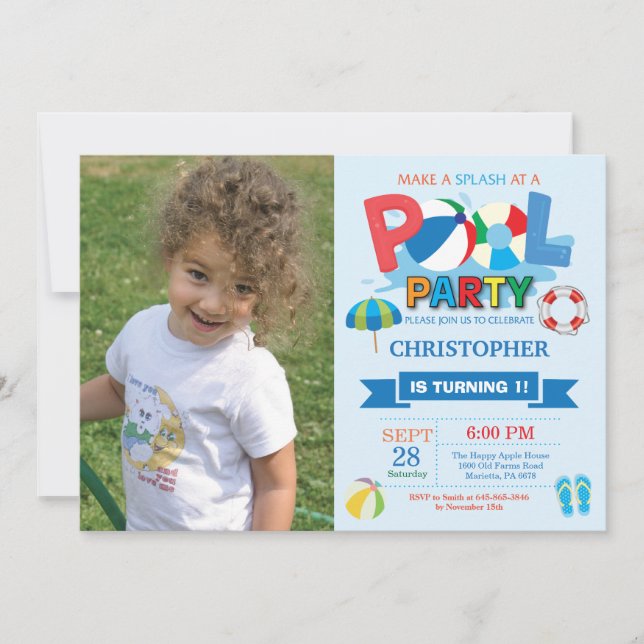 Sommarpartiets inbjudan till spanska Stänk Boy i B (Framsida)