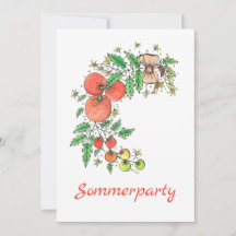 Sommarpartys Inbjudan
