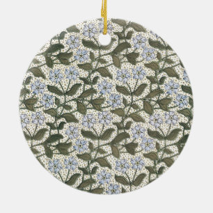 Sommarperiwinkle Flower Söt Elegant Blommigt Julgransprydnad Keramik