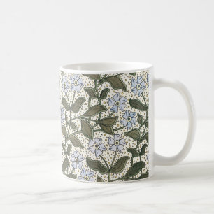 Sommarperiwinkle Flower Söt Elegant Blommigt Kaffemugg