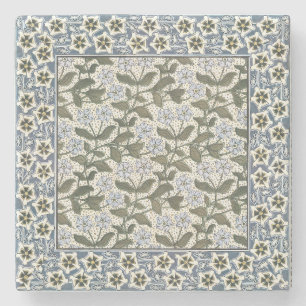 Sommarperiwinkle Flower Söt Elegant Blommigt Stenunderlägg