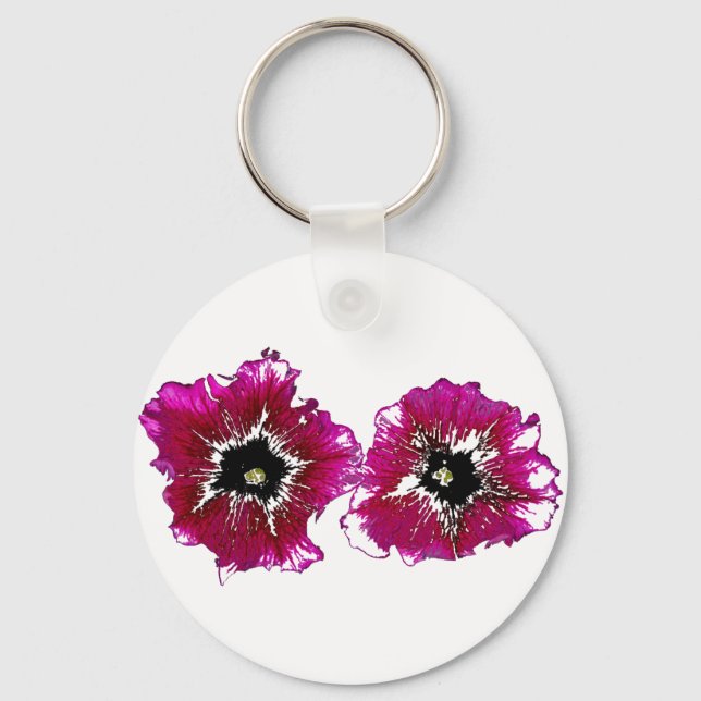 Sommarpetunior Nyckelring (Framsida)