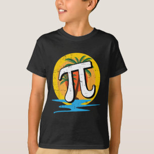 sommarpi-dagen Retro Beach Math Symbols Teacher St T Shirt