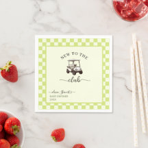 Sommarplaid golf Baby shower