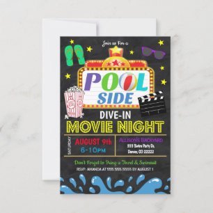 Sommarpool Dyk In Filmfest Invitation Inbjudningar