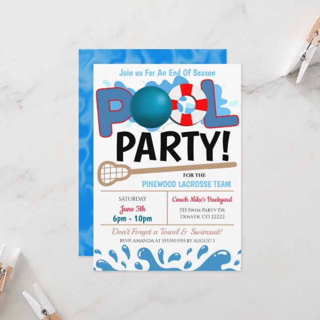 Sommarpool-lacrosse-fest-inbjudan Inbjudningar (Fram/Back In Situ)