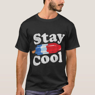 Sommarpopsicle Stanna Coola på den vackra bomben R T Shirt