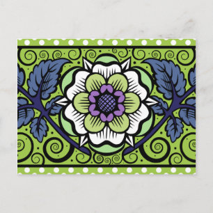 Sommarprimerare i Grönt - vykort