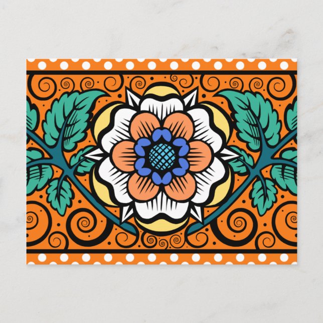 Sommarprimerare i Orange - vykort (Framsida)