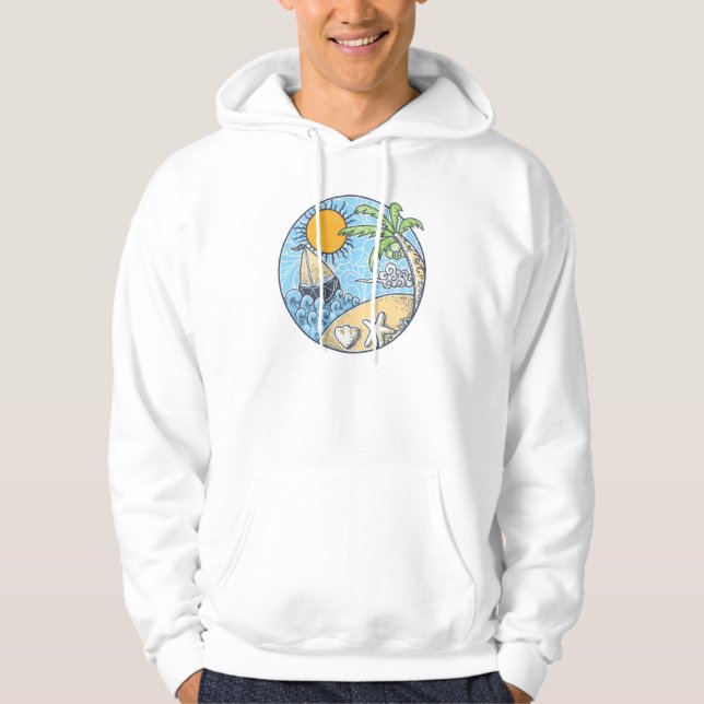 Sommarprydnad Hoodie (Framsida)
