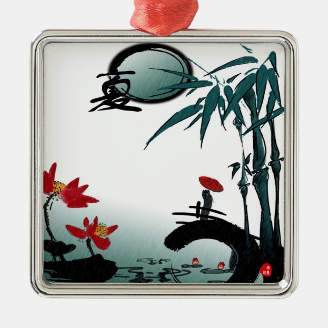 Sommarprydnad Julgransprydnad Metall (Framsidan)