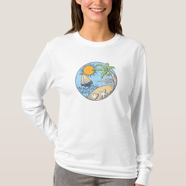 Sommarprydnad T Shirt (Framsida)