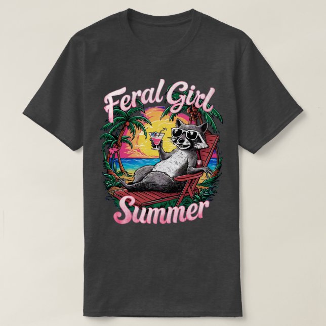 Sommarrackon för fertil flicka t shirt (Design framsida)