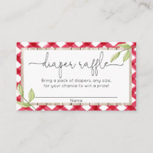 Sommarraffare, rödgingham