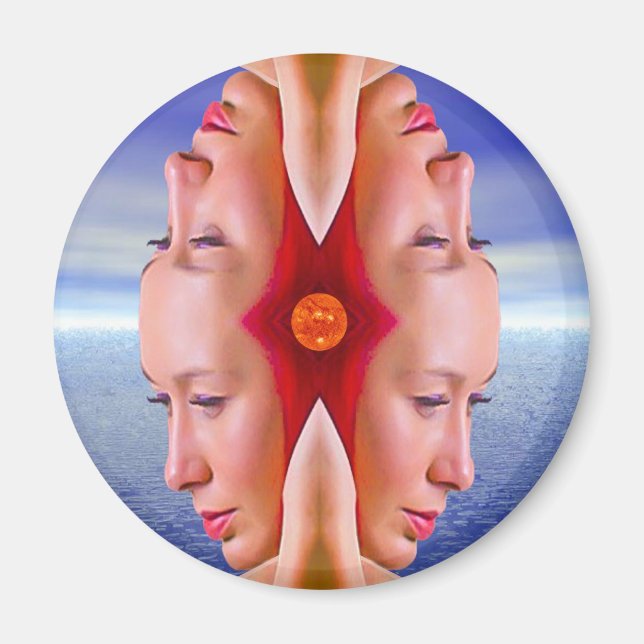 Sommarreflektion Magnet (Framsidan)