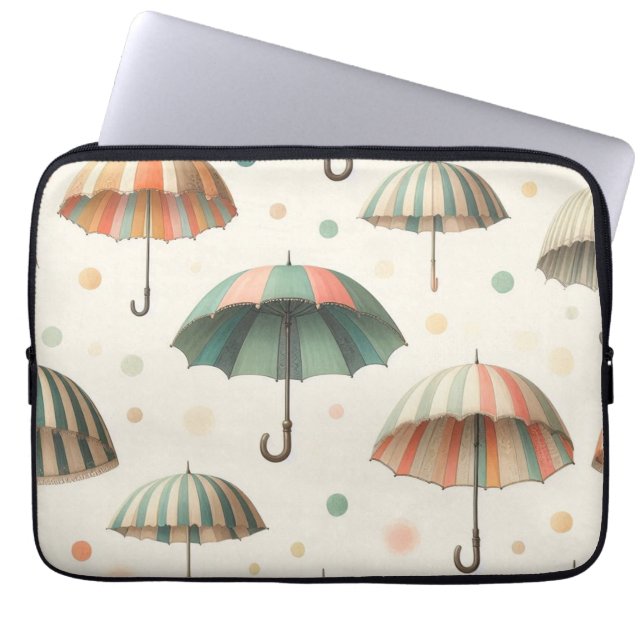 Sommarregn Laptop Fodral (Framsidan)