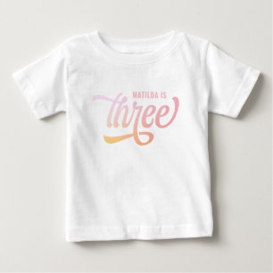 Sommarregnbåge, 3 födelsedagspresent t shirt