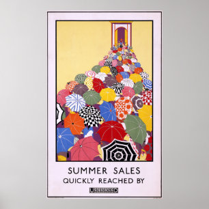 Sommarreor som nes snabbt av tunnelbanan poster