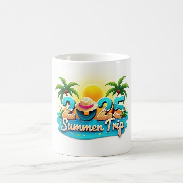 Sommarresa 2025 ☀️ Mugg med strandmönster (Center)