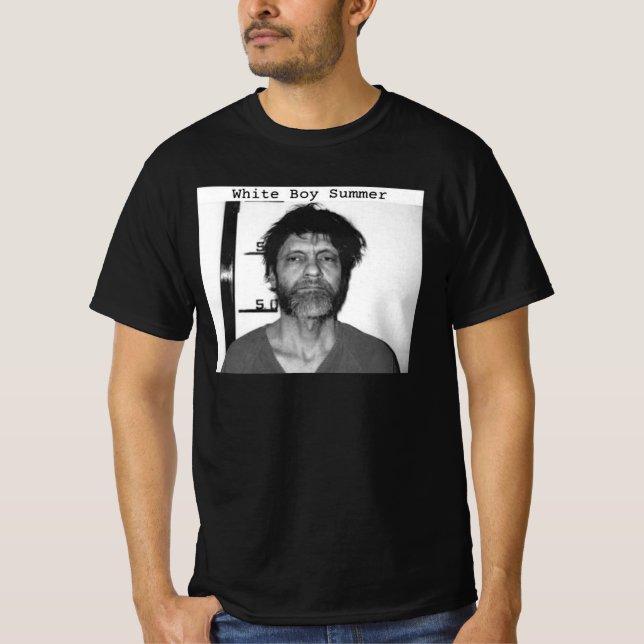 Sommarretro för vit pojke t shirt (Framsida)