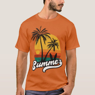 Sommarretro Vintgae Art T Shirt