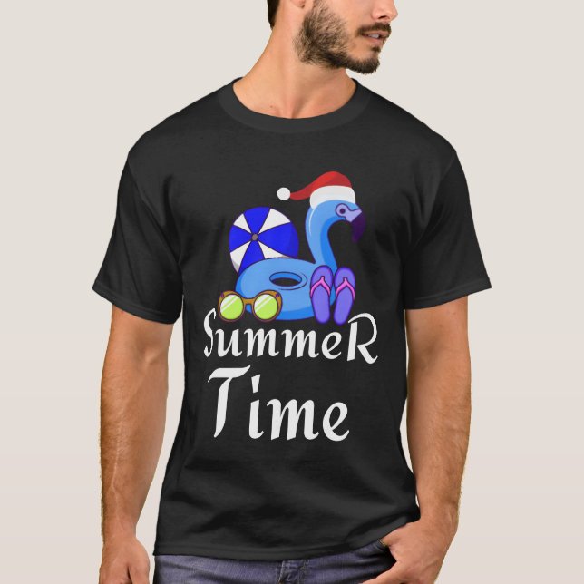 SommarRim campingbil vinter rolig T Shirt (Framsida)