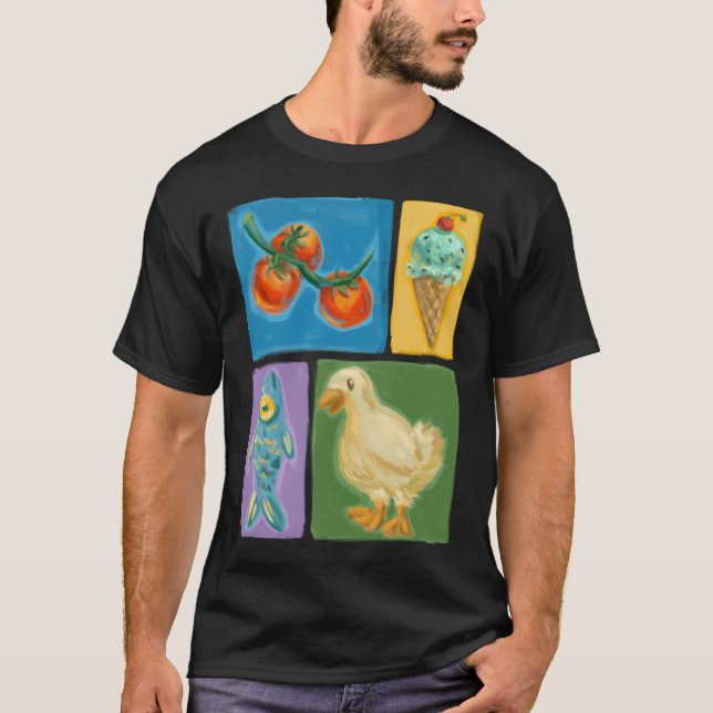 Sommarritningar T Shirt (Framsida)
