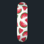 Sommarröd Grönt Watermelon Watercolor Mönster Mini Skateboard Bräda 18,5 Cm<br><div class="desc">Denna konst och moderna mönster är perfekt för sommarmånaderna. Den visningar en handfärgad röd, grönt och svart vattenmelonfrukt mönster ovanpå en vit bakgrund. Det är coola, söt och trendig! ***VIKTIG DESIGN-ANMÄRKNING: Om du vill ha en anpassad design-begäran, t.ex. matchande produktbegäranden, färg-ändringar, placeringsändringar eller någon annan ändringsbegäran, klickar du på knappen...</div>