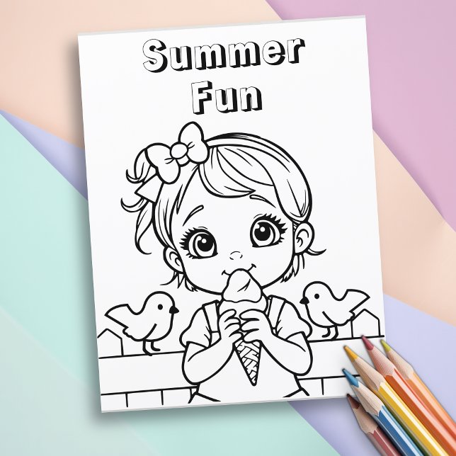 SommarRoligt | Färgsida för barn (Skapare uppladdad)
