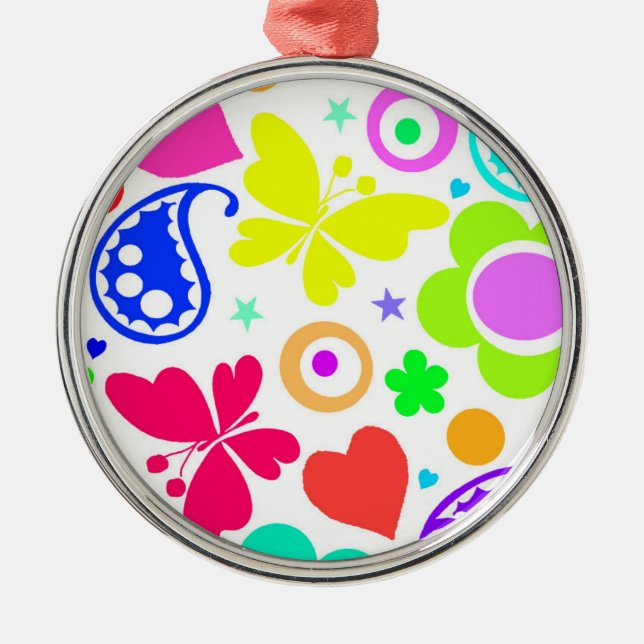 Sommarroligt Julgransprydnad Metall (Framsidan)