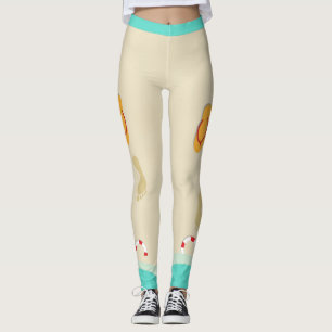 SommarRoligt Kvinnors bensin Leggings