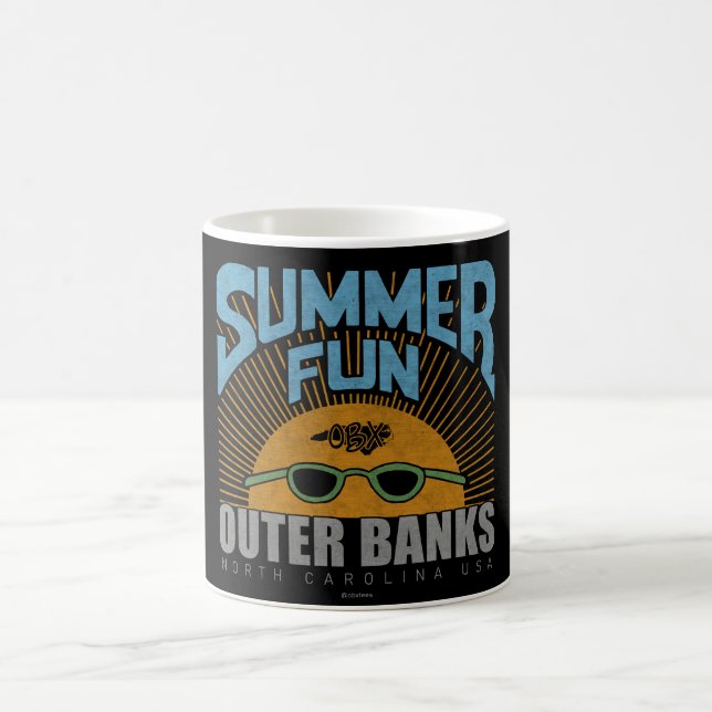 SommarRoligt OBX Outer Banker North Carolina Vinta Kaffemugg (Center)