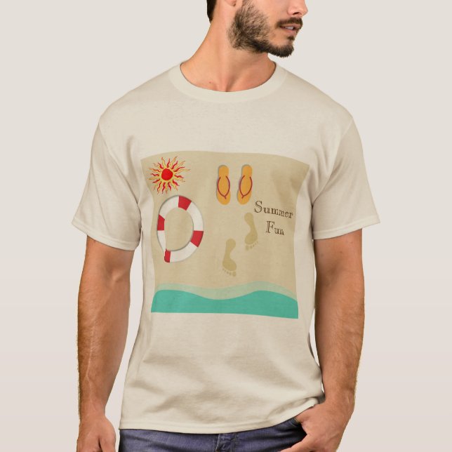 SommarRoligt T-Shirt (Framsida)