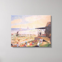 SommarRoligt vid Beach Canvastryck