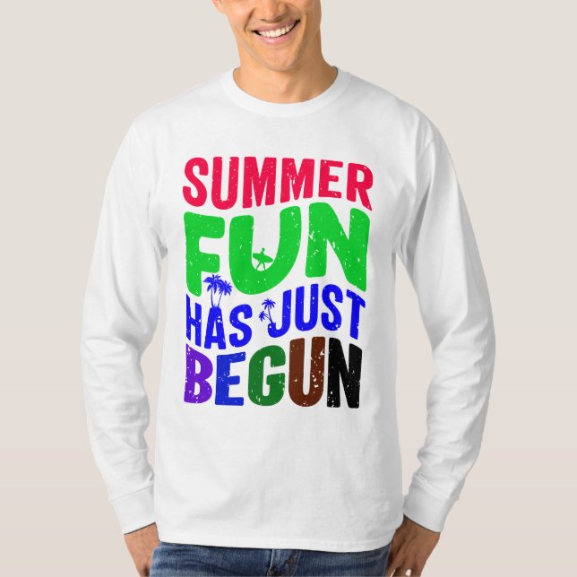 SommarRoligten har just börjat T Shirt (Framsida)