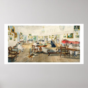 Sommarrummet i konstnärshuset i Patna, i Poster