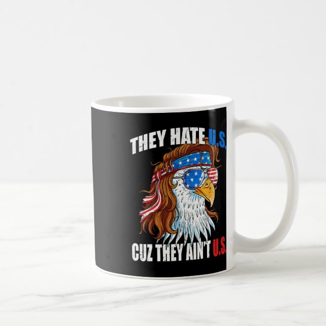 Sommars Patriotiska Usa Flagga 4:e Juli  Kaffemugg (Höger)